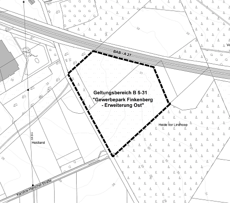 Gewerbepark Finkenberg - Erweiterung Ost&nbsp;&copy;&nbsp;Stadt Verden (Aller)