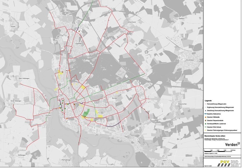 Übersicht der geplanten Maßnahmen bis 2025&nbsp;&copy;&nbsp;Stadt Verden (Aller)